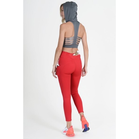 Women's High Waist Tech Pocket Workout Leggings CR - Picture 6 of 7